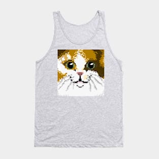 Calico Cat Pixel Art Tank Top